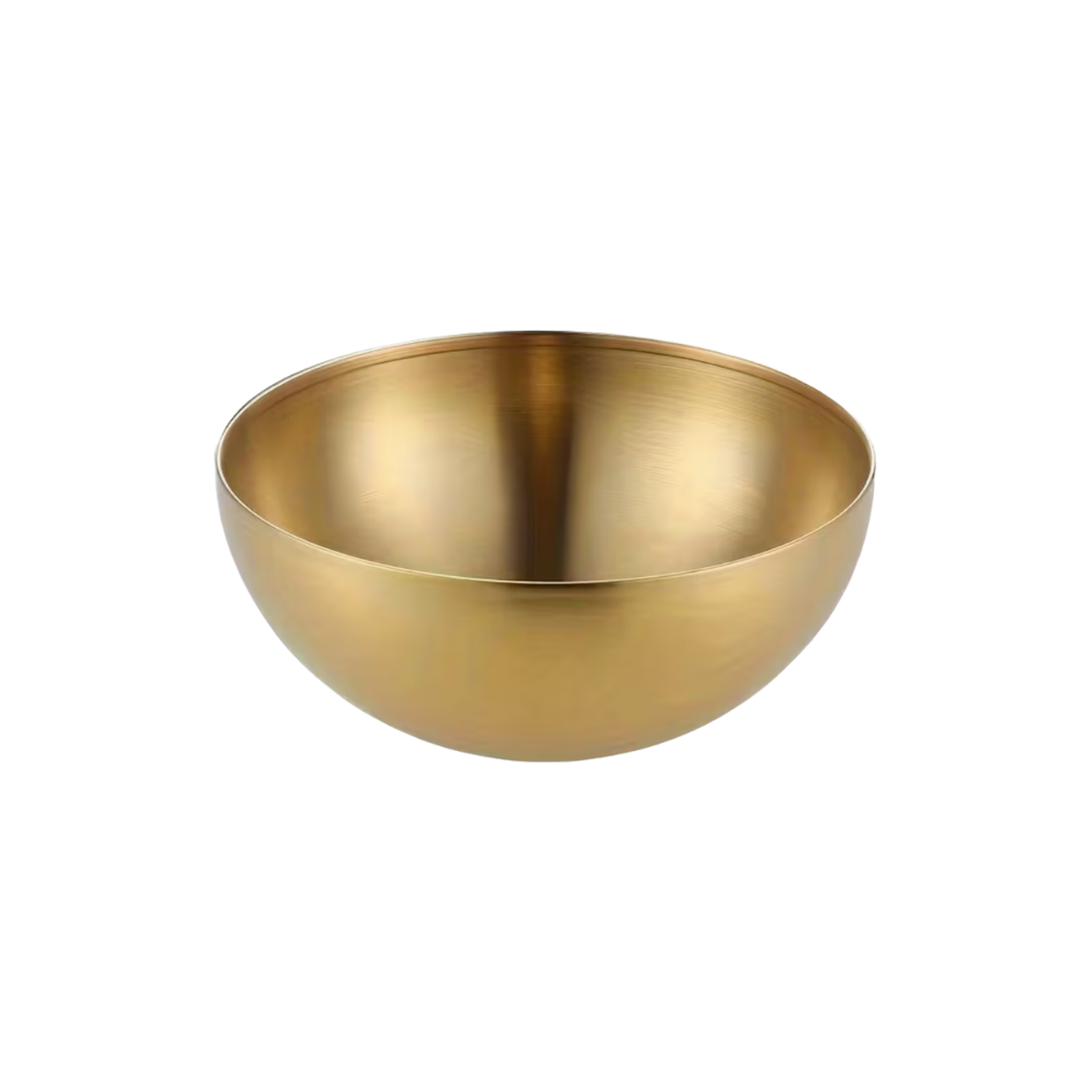 Gold Bowl Vase