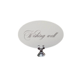 Oval Wishing Well Sign