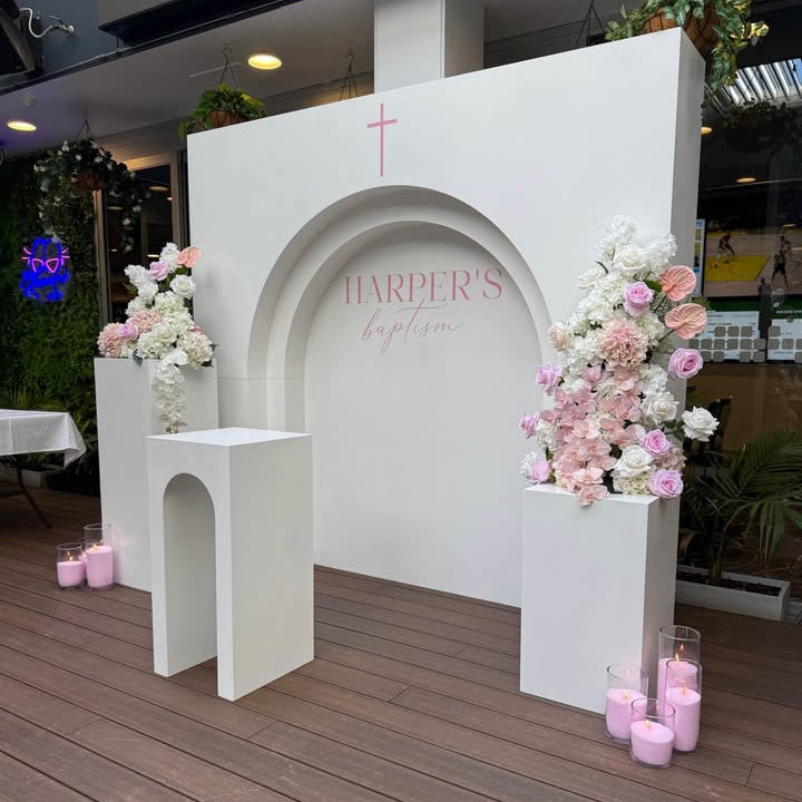 Grand Layered Arch Backdrop