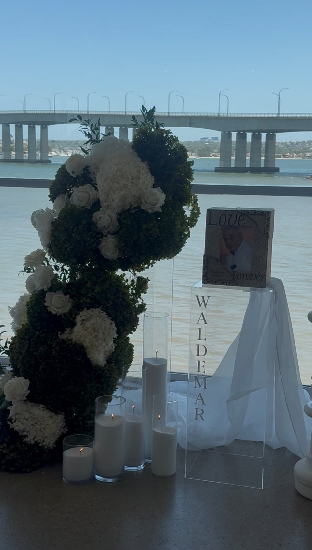 Acrylic Plinth with Custom Decal