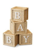 Rattan Baby Box Display