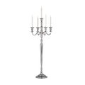 5-arm Silver Tall Candelabra