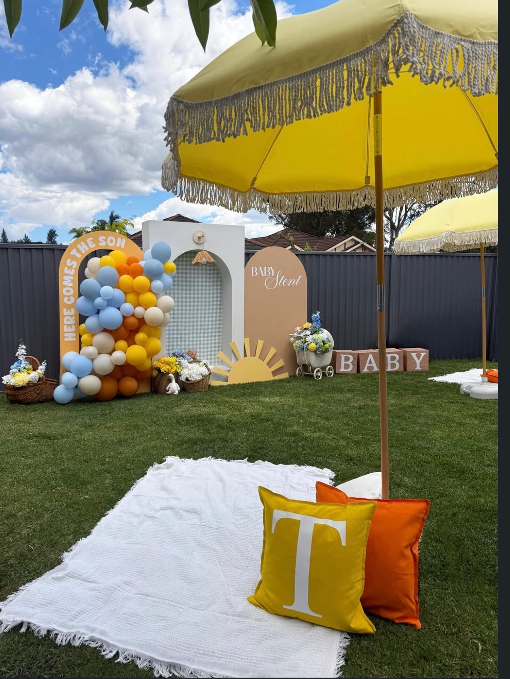 Yellow Fringed Umbrella