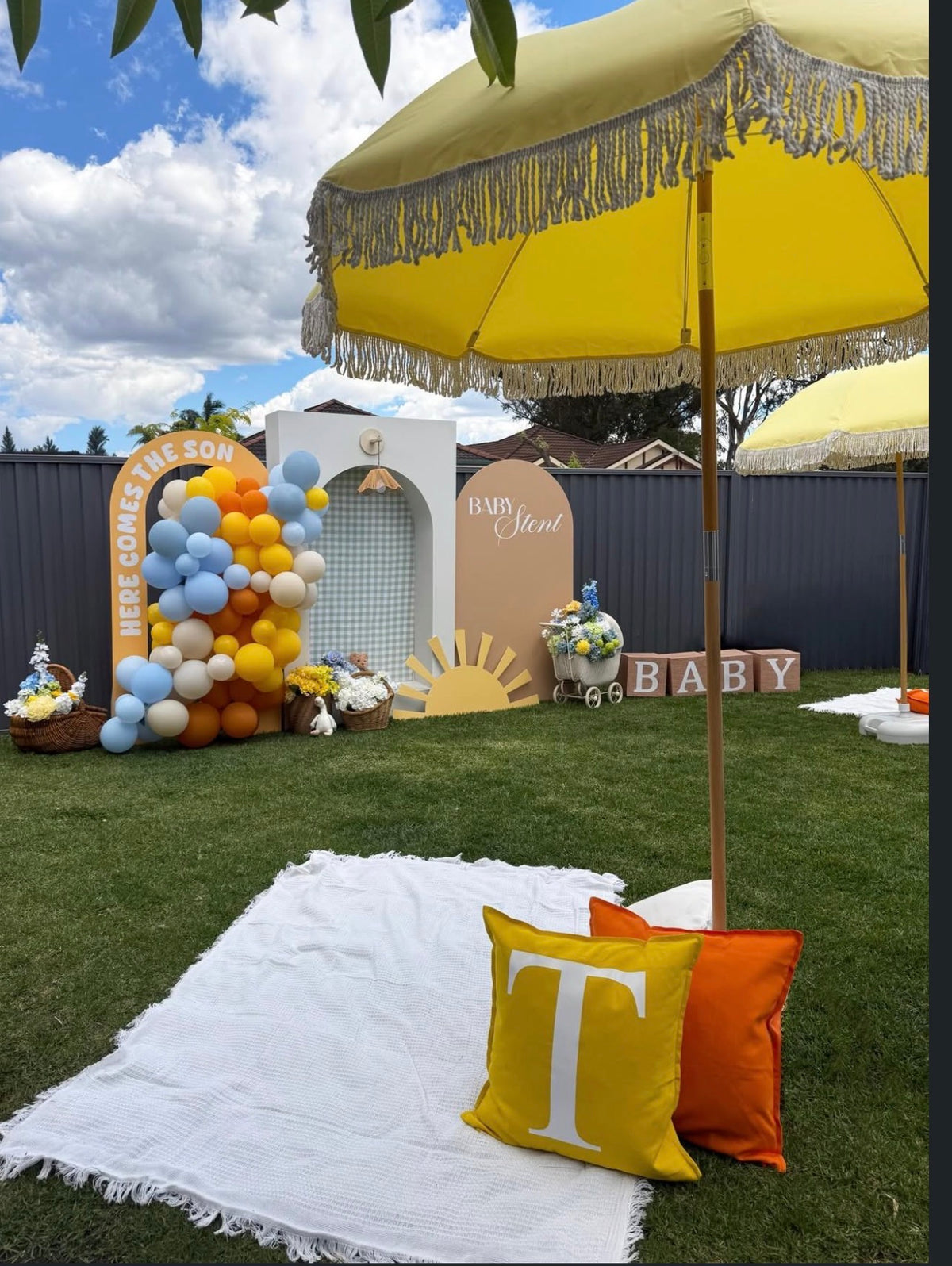 Yellow Fringed Umbrella
