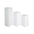 White Square Plinth