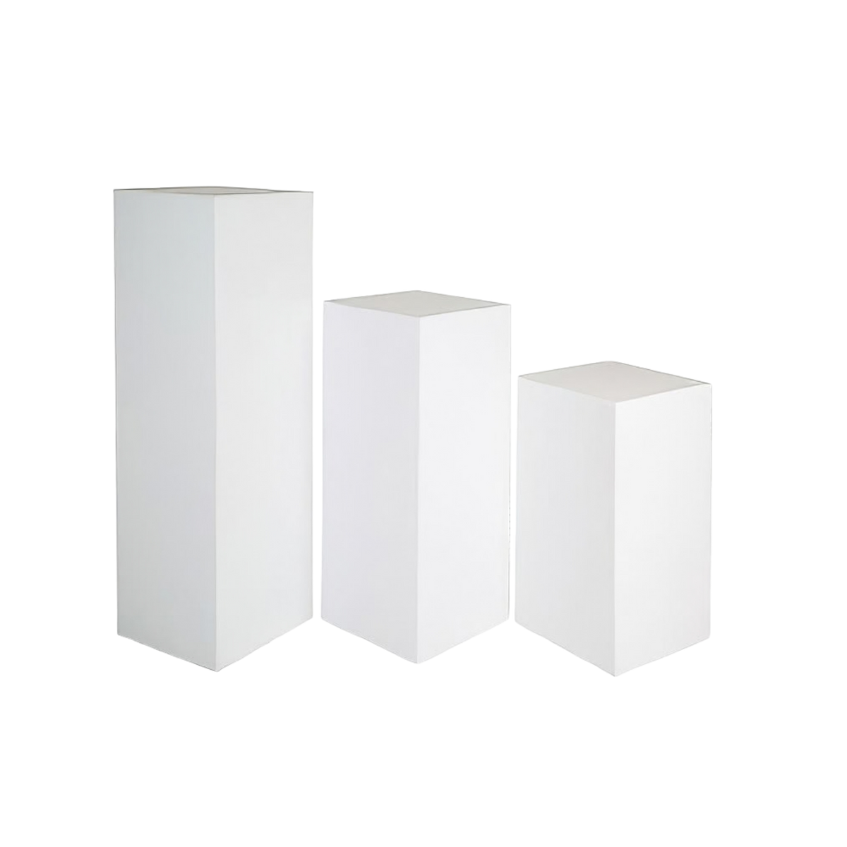 White Square Plinth