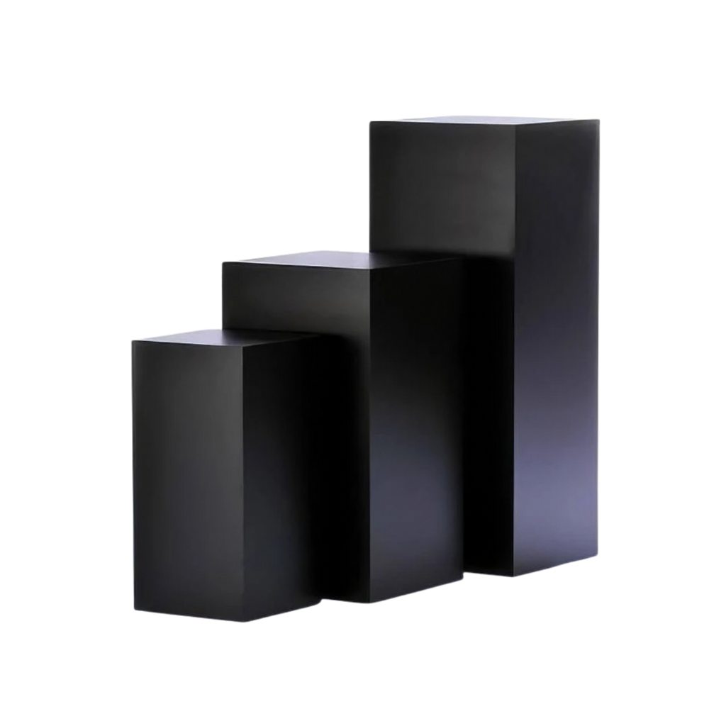 Black Square Plinth