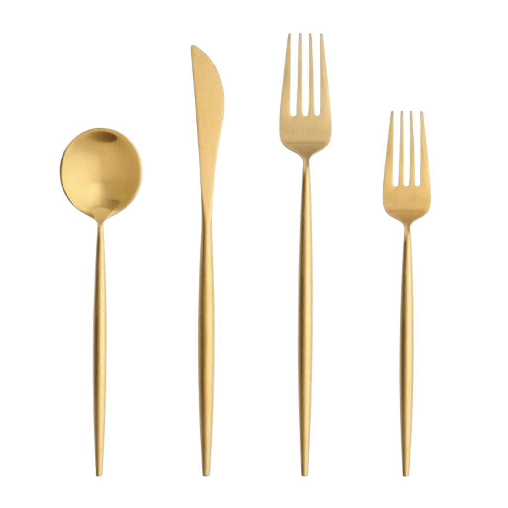Gold Cutlery Set