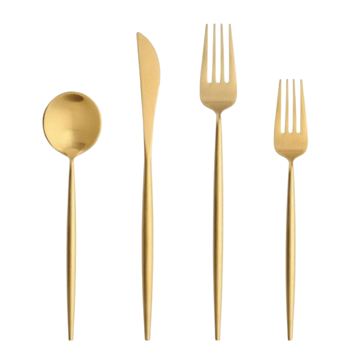 Gold Cutlery Set