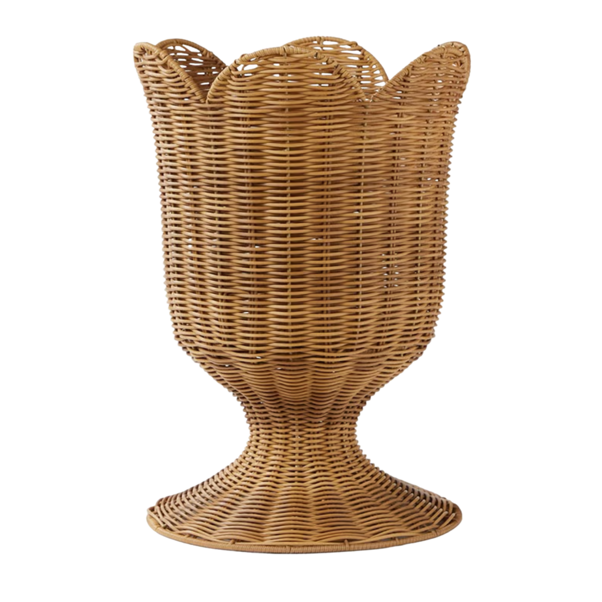 Rattan Urn